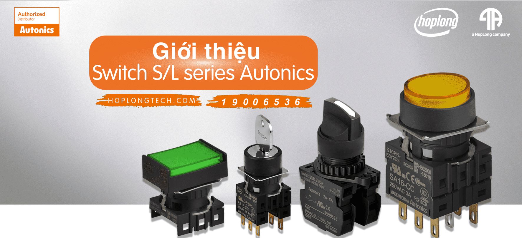 Giới thiệu Switch S/L series Autonics giá tốt nhất - Hợp Long