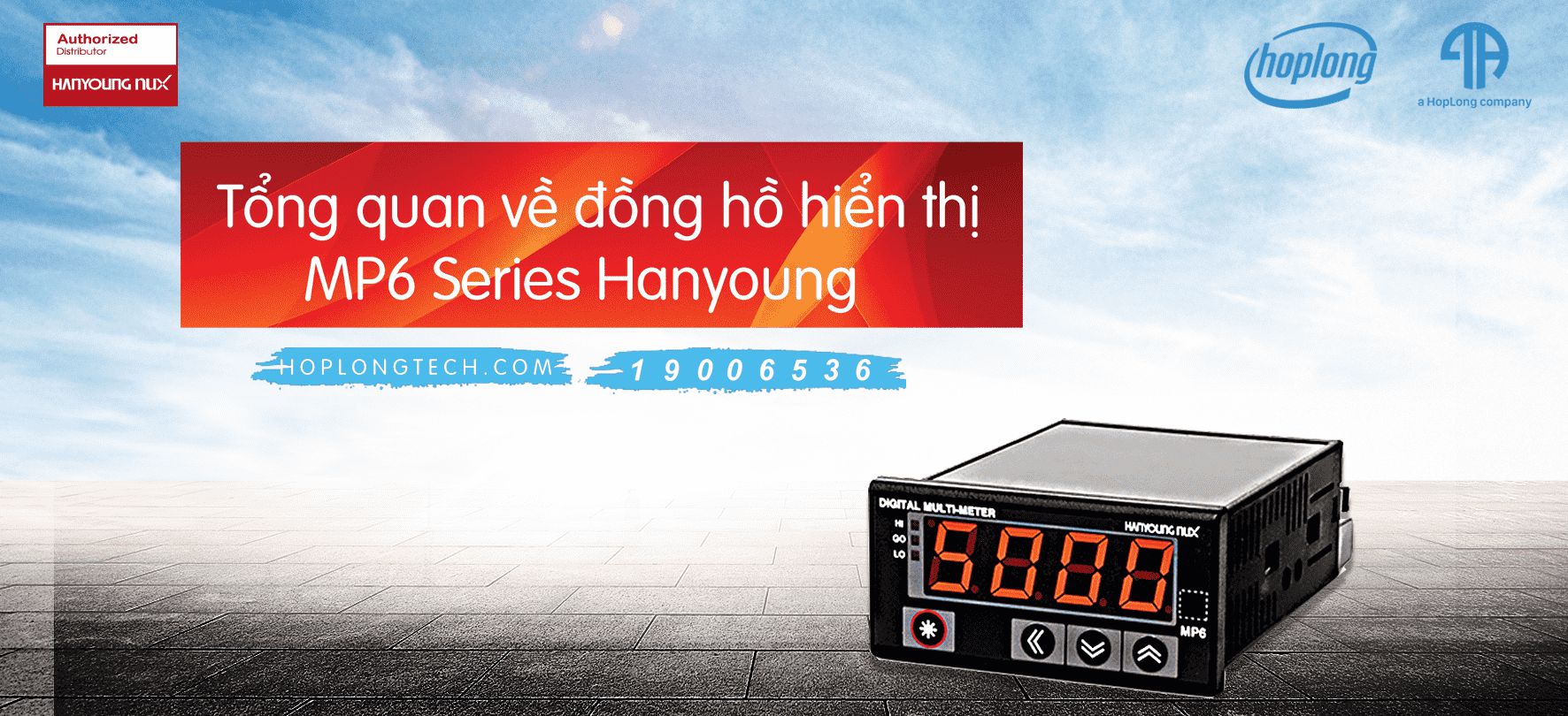 Tổng quan về đồng hồ hiển thị MP6 Series Hanyoung