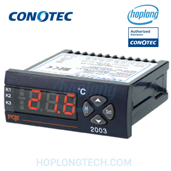 Giới thiệu về bộ điều khiển nhiệt độ FOX-2003 Conotec