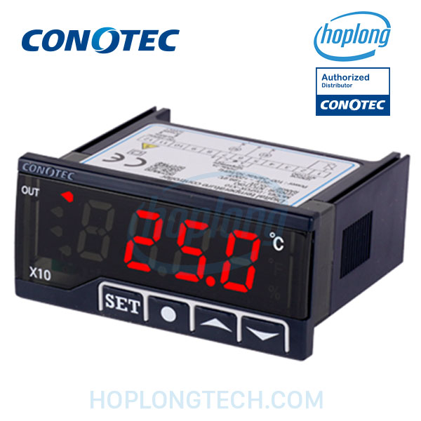 bộ điều khiển nhiệt độ Conotec DSFOX-X10 thiết kế nhỏ gọn, sử dụng ổn định