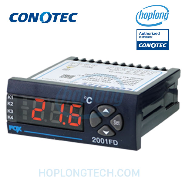 Khám phá các tính năng của bộ điều khiển nhiệt độ FOX-2001FD Conotec-fox-2001fd