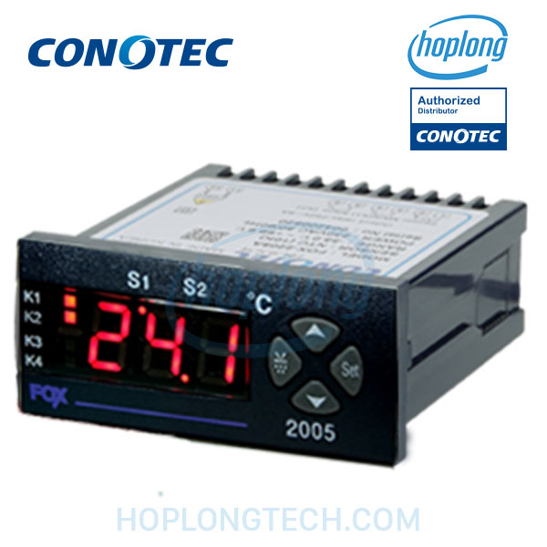Bộ điều khiển nhiệt độ FOX-2005 Conotec tiết kiệm năng lượng ứng dụng đa dạng