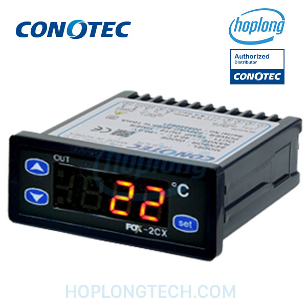 bộ điều khiển nhiệt độ Conotec FOX-2CX thiết bị hoạt động chính xác điểu khiển nhanh chóng
